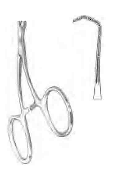 DE BAKEY-CASTANEDA TİTANYUM MİKRO VASKULER KLEMP  (B) 12 CM